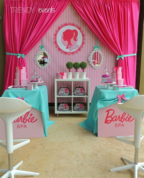 decoracion fiesta de barbie|barbie decorations.